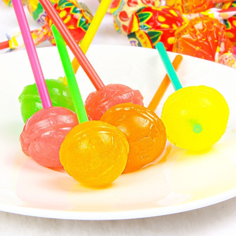 徐福记棒棒糖喜糖零食学生水果味休闲儿童零食糖果类年货散装批发