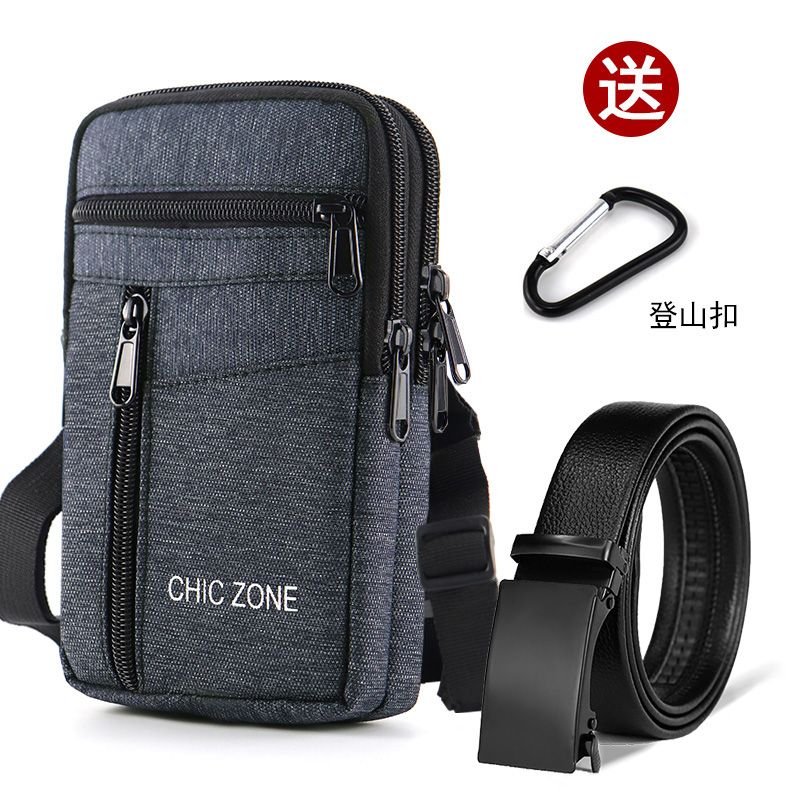New mobile phone bag for men, multifunctional belt bag, waterproof outdoor sports construction site work mobile phone case waist bag