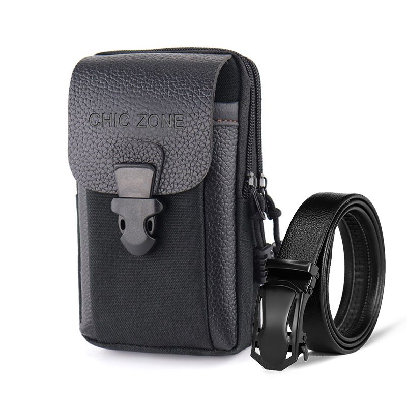 New mobile phone waist bag, multi-functional belt bag, construction site work, outdoor sports, wear-resistant and waterproof mobile phone bag
