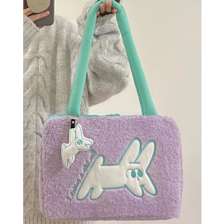 少女兔年本命年電腦包macbook華為筆記本13/14寸air手提包