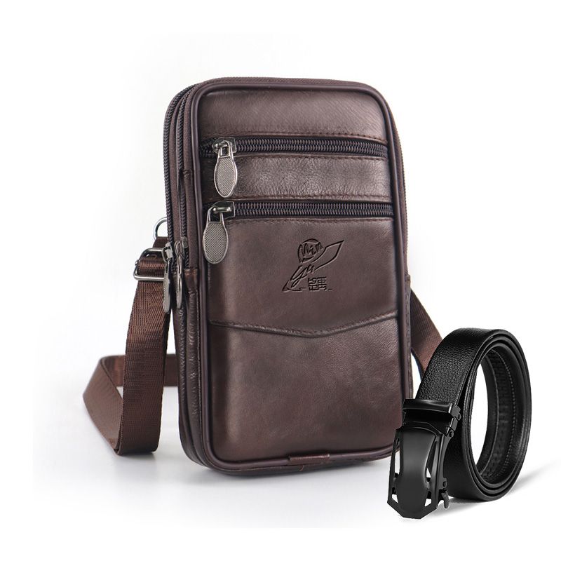 New mobile phone bag men's mobile phone bag construction site work mobile phone cover belt bag outdoor sports running casual waist bag