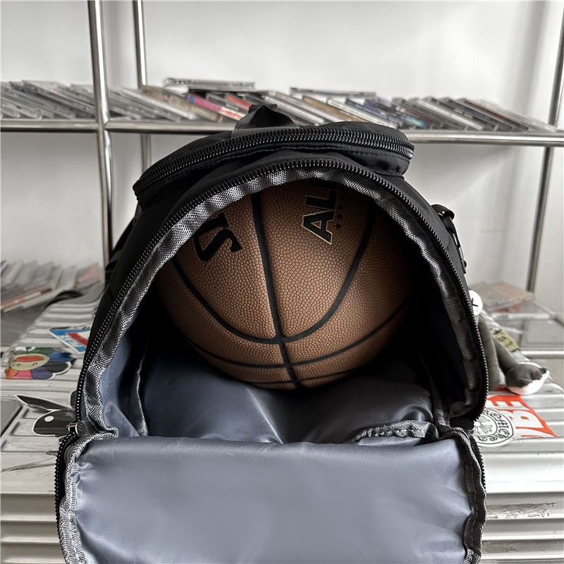 潮酷运动旅行双肩背包男大容量游泳健身包手提行李包篮球包斜挎包