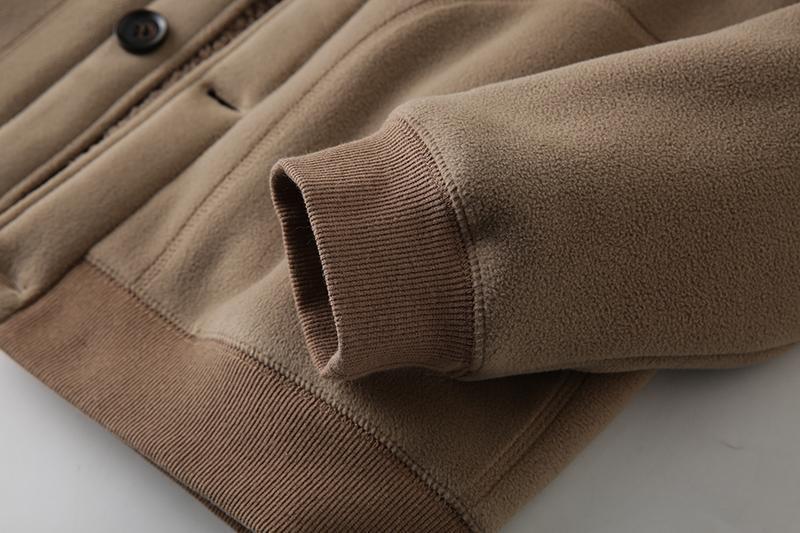 American double-sided thickened men's flying baseball jacket, fleece insulation top, trendy_voghion.com