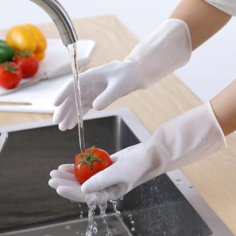 家用神器女耐用型厨房薄款洗碗手套清洁家务洗衣服PVC防水清洁