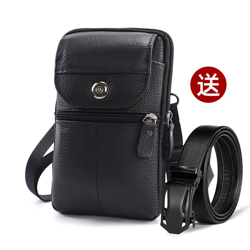 New mobile phone bag outdoor sports construction site work waterproof mobile phone case men's multi-functional crossbody bag wear belt waist bag
