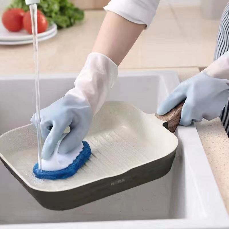 家用厨房洗碗刷碗家务洗衣服手套女橡胶胶皮乳胶防水耐用型家用