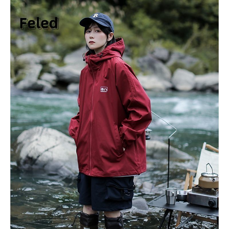 Feila Denton autumn jacket jacket for men and women outdoor camping design hooded functional loose work jacket