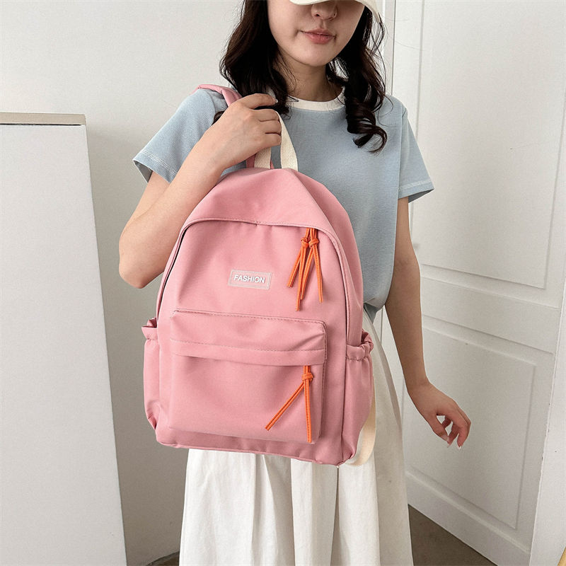 初中書包女生小學校園百搭簡約小清新高中大學生森系韓國雙肩包