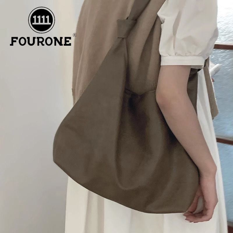 Versatile casual large-capacity bag for women 2023 new Korean bucket bag niche texture armpit bag