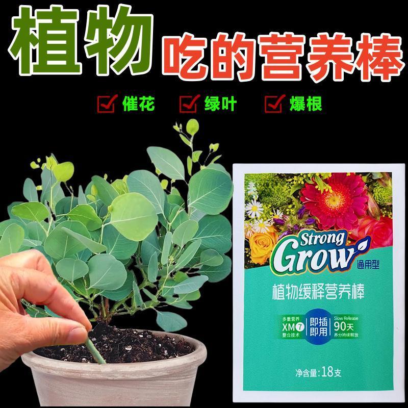 绿植肥缓释棒营养棒花肥料家用养花通用型盆栽植物棒状花卉缓释肥