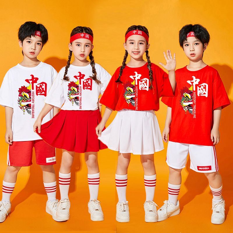 六一儿童爱国演出服幼儿舞蹈服小学生啦啦队拉拉操运动会表演服装