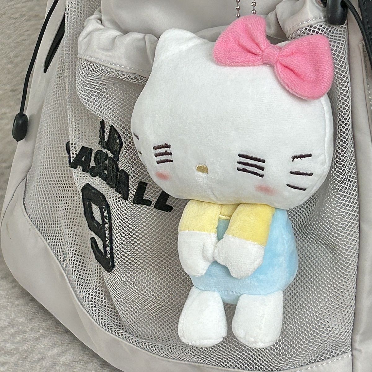 貓貓無語掛件hellokitty公仔kt毛絨玩具凱蒂貓玩偶書包背包掛飾
