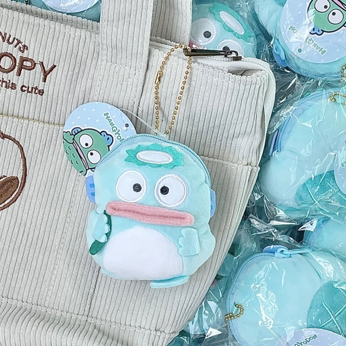 Japanese new Sanrio monster series Kuromi Melody Cinnamon dog pudding dog coin purse small pendant