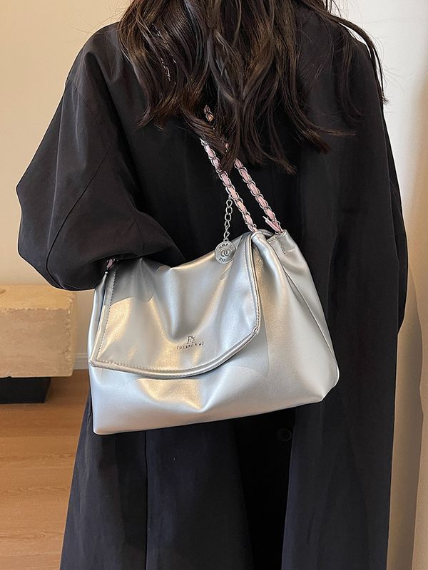 韩版小众时尚托特包包女2023新款高级感百搭大容量通勤单肩斜挎包