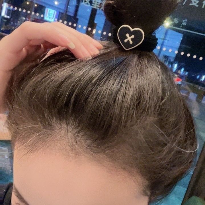 Corda per capelli d'amore autunnale e invernale, anello per capelli, elastico ispessito, cravatta per capelli da donna, accessori per capelli con corda alta elastica e resistente_voghion.com