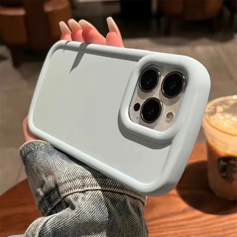 Ins Dopamine Solid Color 14 ProMax14 Phone Case iPhone 13 Matte 12 Silicone 11xr/x_voghion.com