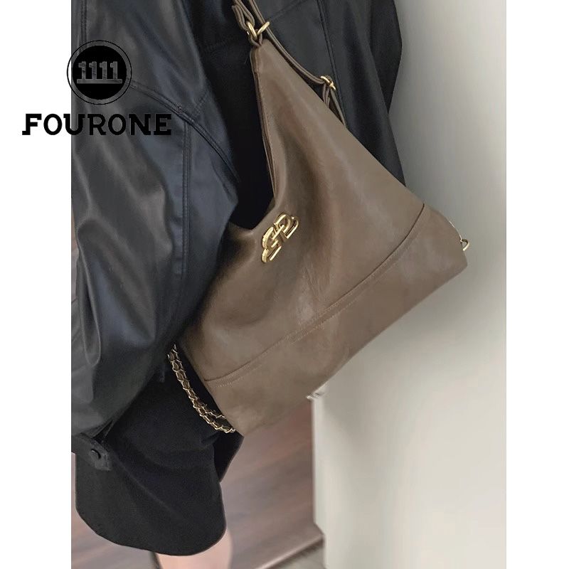 Maillard Mid-Autumn Style Tote Bag Women's Bag 2023 New Retro Backpack Niche Chain Backpack