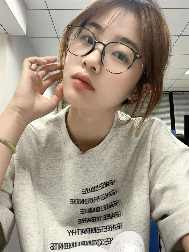100%純棉字母印花短袖t恤女學生夏季新款百搭寬鬆港味ins上衣潮