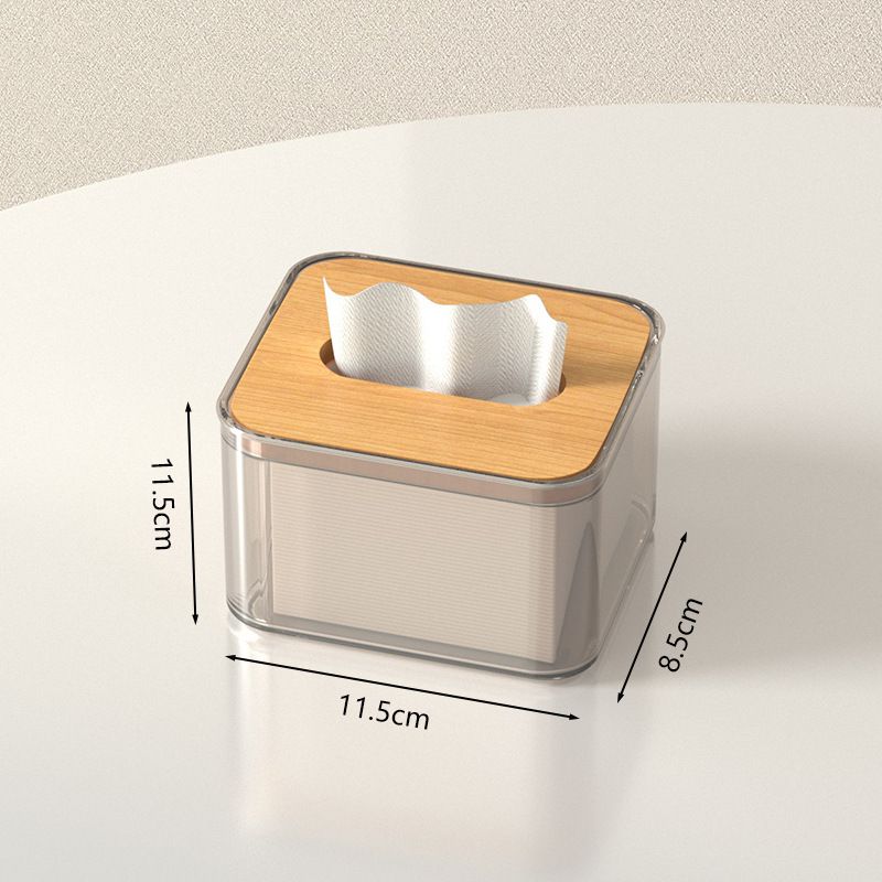 客厅茶几纸巾盒桌面餐桌抽纸盒子透明简约纸抽盒家用餐巾纸收纳盒