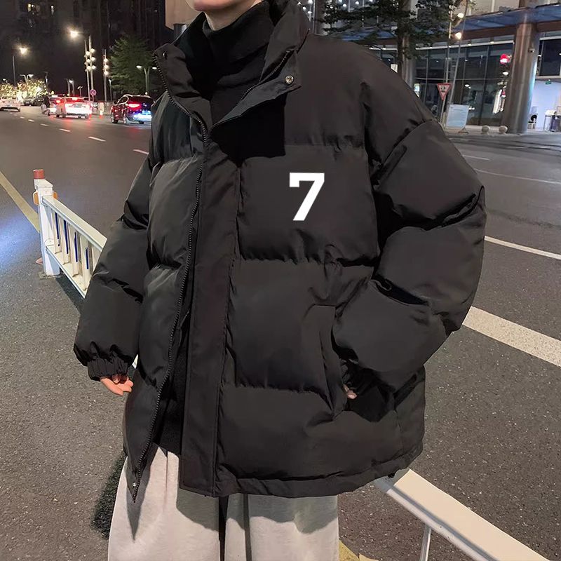 棉服男帥氣潮牌冬季加厚潮ins棉衣2023年新款麵包服情侶外套上衣