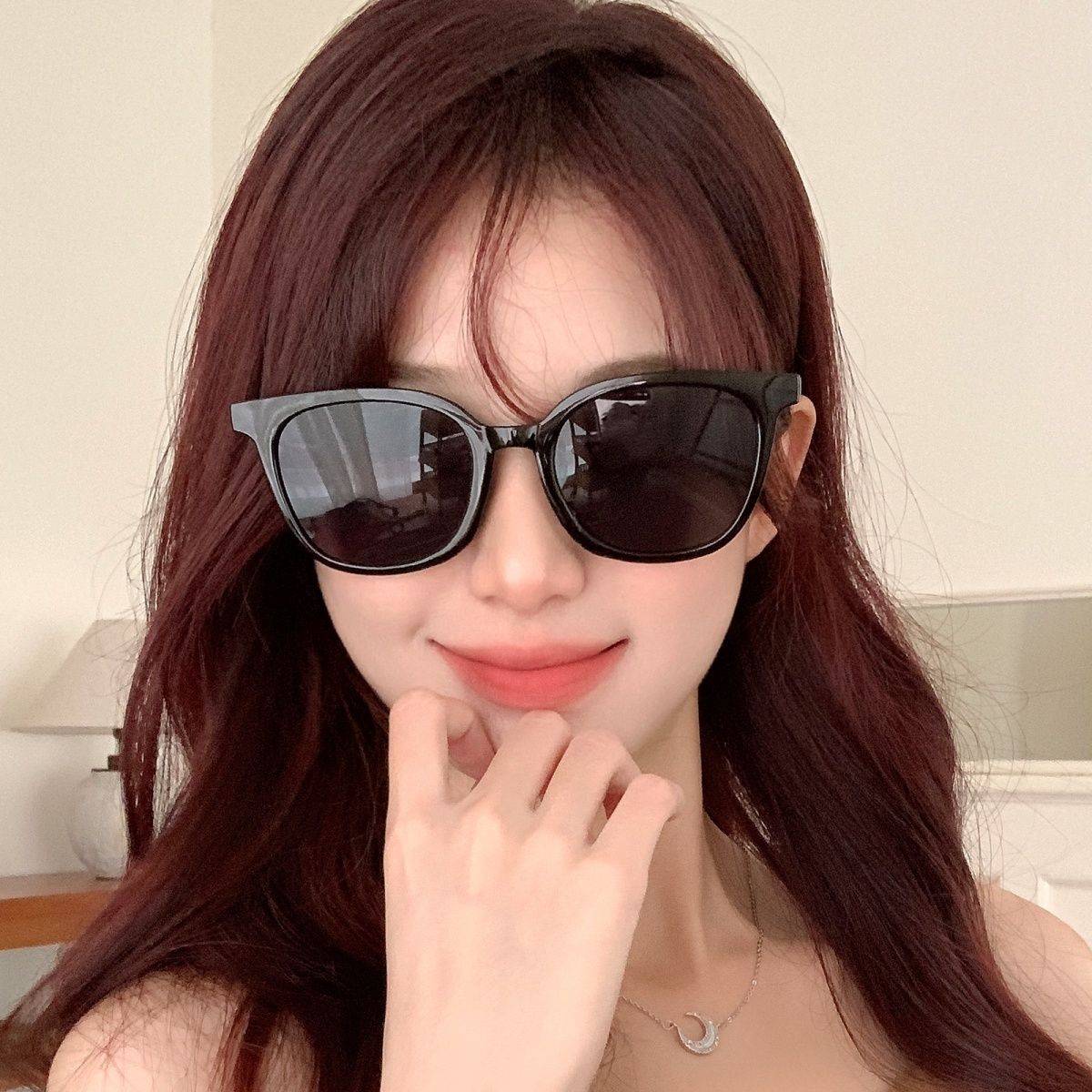 時尚復古防紫外線太陽眼鏡韓版網紅百搭護眼防曬墨鏡女潮高顏值