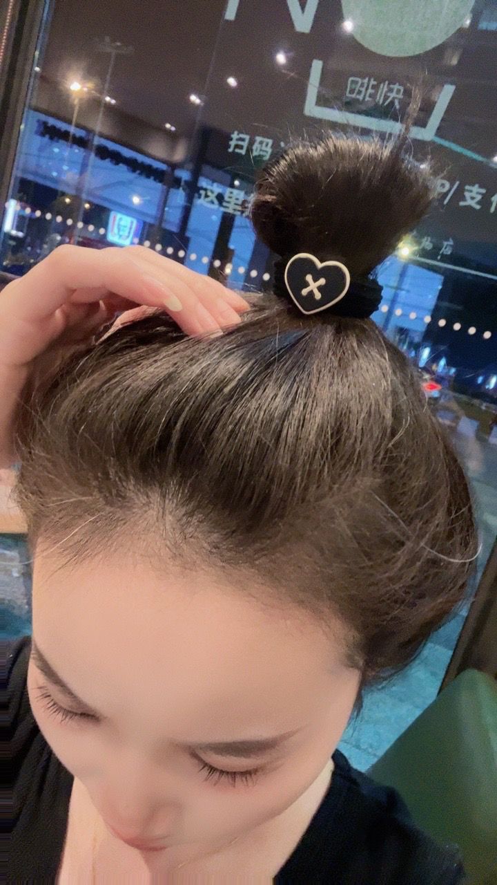 Sommer Elastisches Haargummi Mit Buchstaben Für Pferdeschwanz_voghion.com