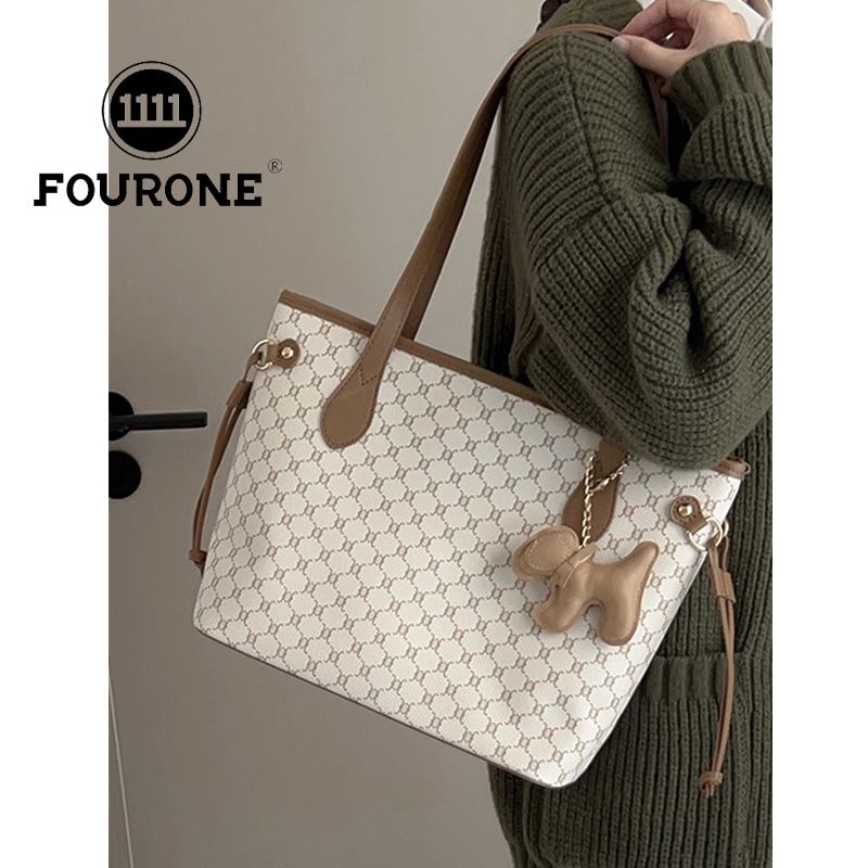 Large-capacity commuter bag for women 2023 new single shoulder armpit bag high-end college student tote bag