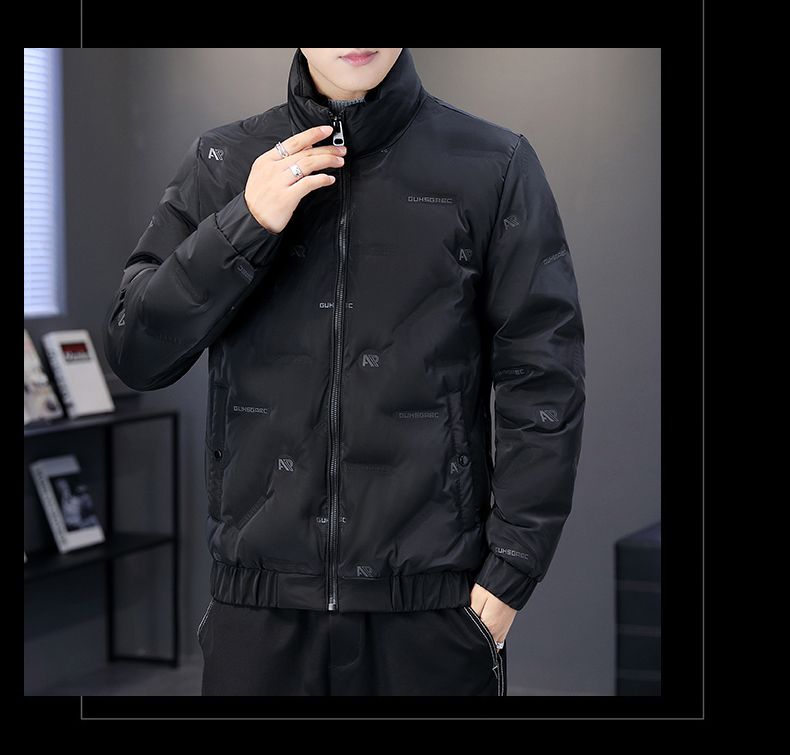Piumino leggero e sottile da uomo 2023 nuova giacca invernale di fascia alta addensato calore tendenza versatile e bello da uomo_voghion.com