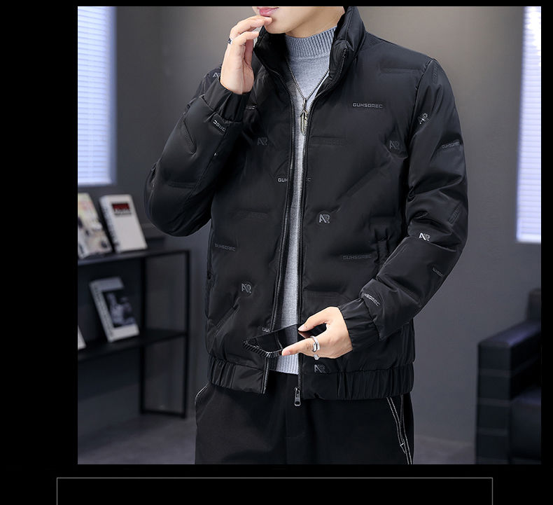 Piumino leggero e sottile da uomo 2023 nuova giacca invernale di fascia alta addensato calore tendenza versatile e bello da uomo_voghion.com
