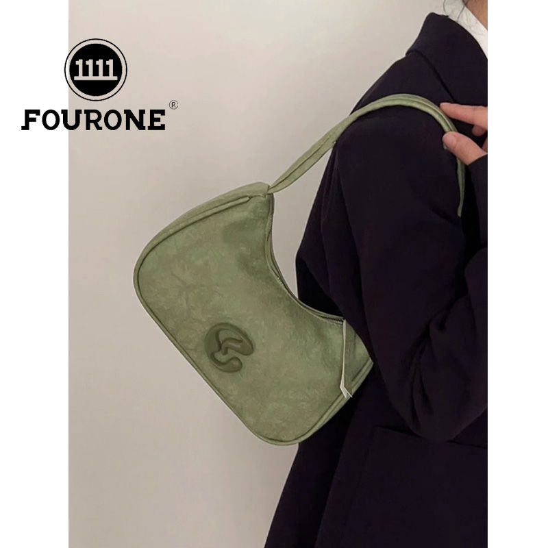 Niche retro handbag women's autumn and winter 2023 new one-shoulder high-end fashion texture armpit bag