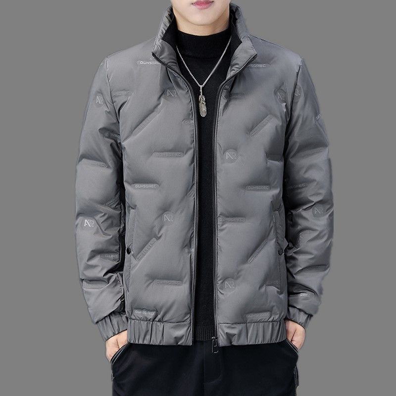 Piumino leggero e sottile da uomo 2023 nuova giacca invernale di fascia alta addensato calore tendenza versatile e bello da uomo_voghion.com