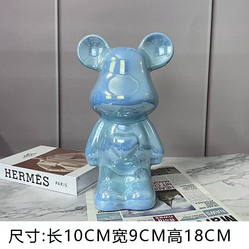 17厘米高 暴力熊摆件爱心熊客厅电视柜酒柜饰品摆件桌面diy微瑕 图片 6
