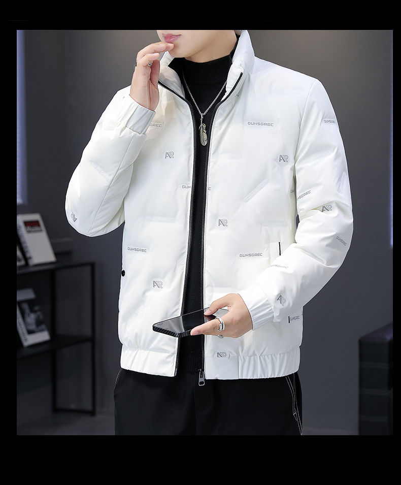 Piumino leggero e sottile da uomo 2023 nuova giacca invernale di fascia alta addensato calore tendenza versatile e bello da uomo_voghion.com