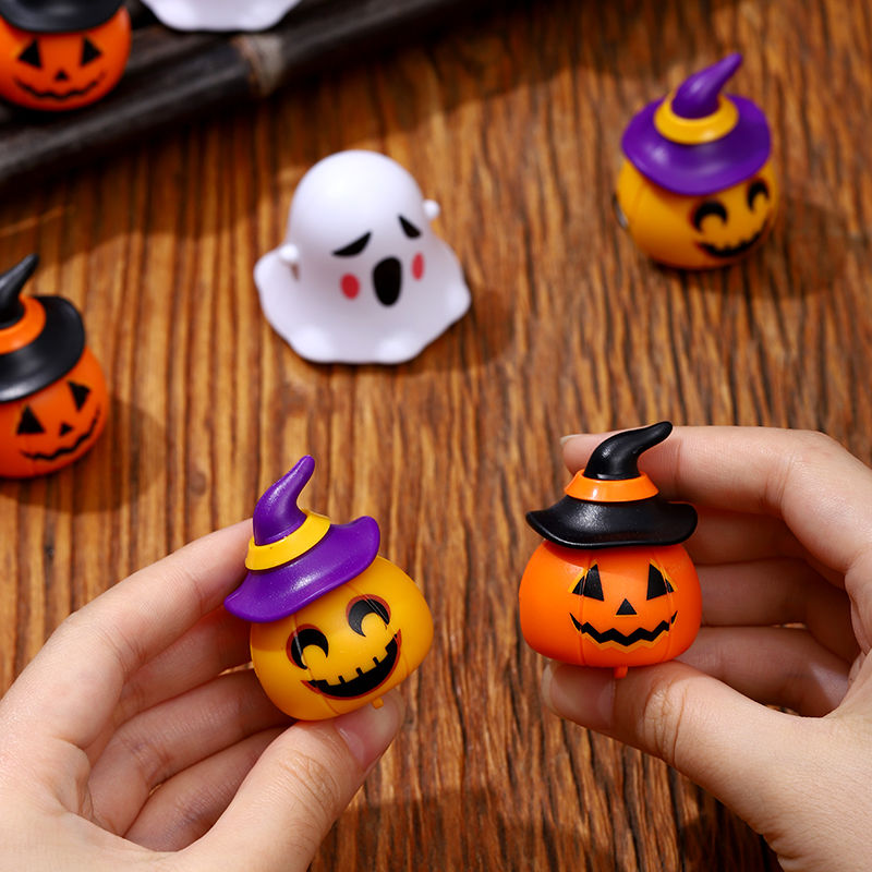 Halloween Pumpkin Power Car Children's Small Gift Toy Kindergarten Scene Decoration Props_voghion.com