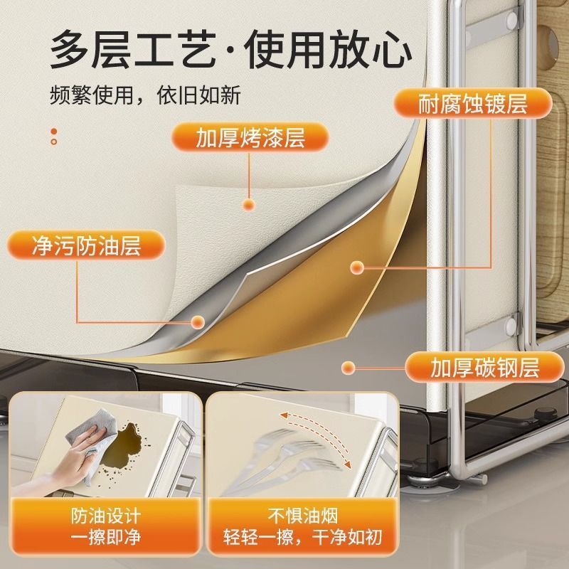 新款厨房刀架置物架多功能磁吸菜刀筷子砧板架一体刀具收纳架