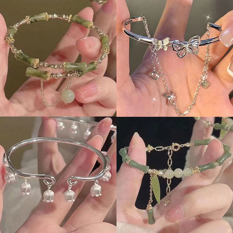 【青梅煮酒】新中式國風竹節手鍊女手鐲閨蜜 ins小眾設計生日禮物