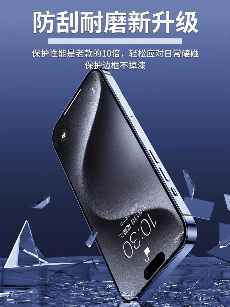 苹果15ProMax边框膜iPhone15Pro手机15plus喇叭防尘侧边保护贴膜