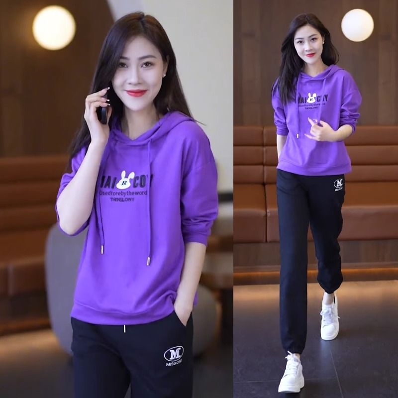 衛衣女2023秋季新款休閒減齡長袖韓版時尚寬鬆百搭連帽顯瘦上衣潮