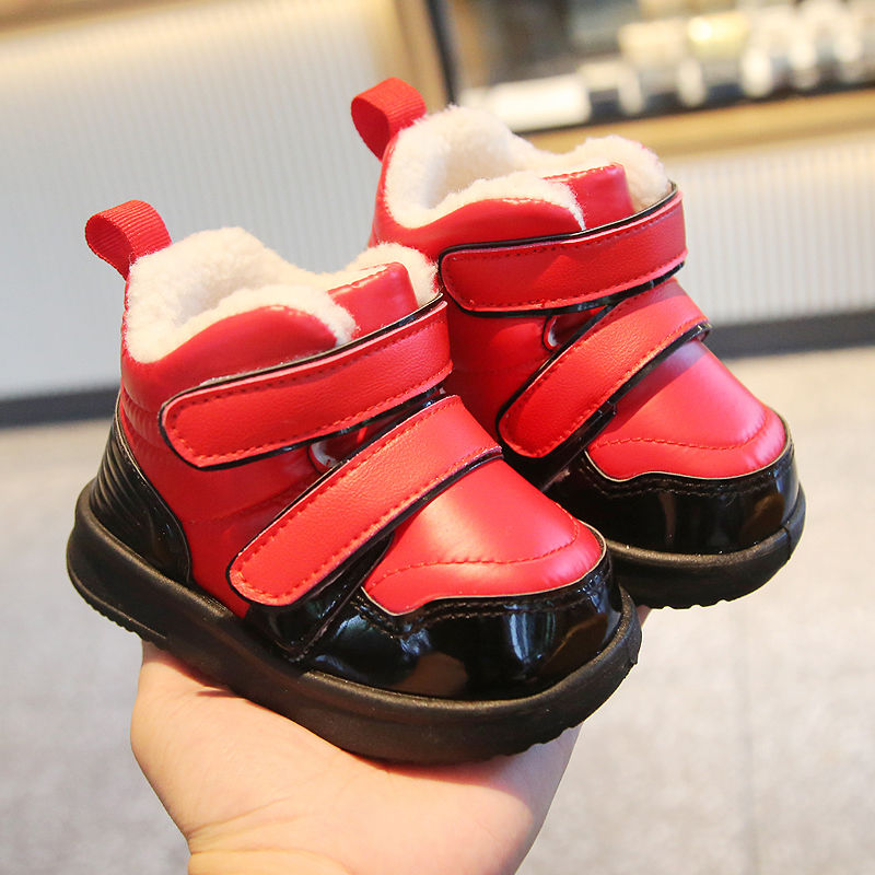 冬季加厚宝宝棉鞋防滑男童运动鞋软底女童鞋子爆款冬天儿童小孩子