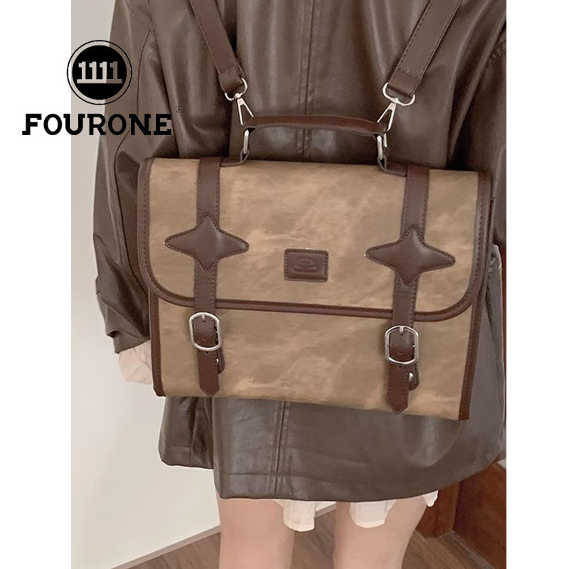Maillard Retro Backpack Women's New Korean College Style Backpack Versatile Large Capacity Handbag
