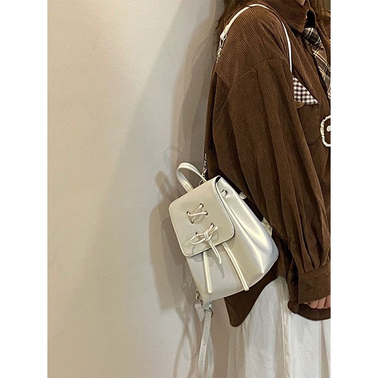 Original ballet style cute backpack for women new niche design princess style handbag college style backpack
