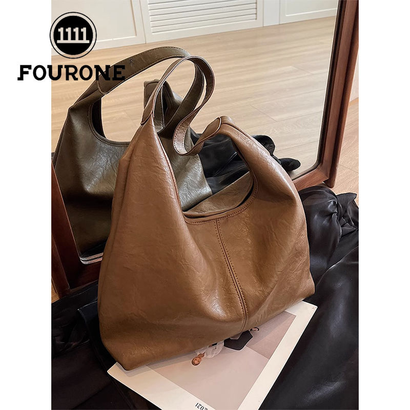 Black large-capacity bag for women 2023 new trendy casual versatile shoulder bag high-end tote bag