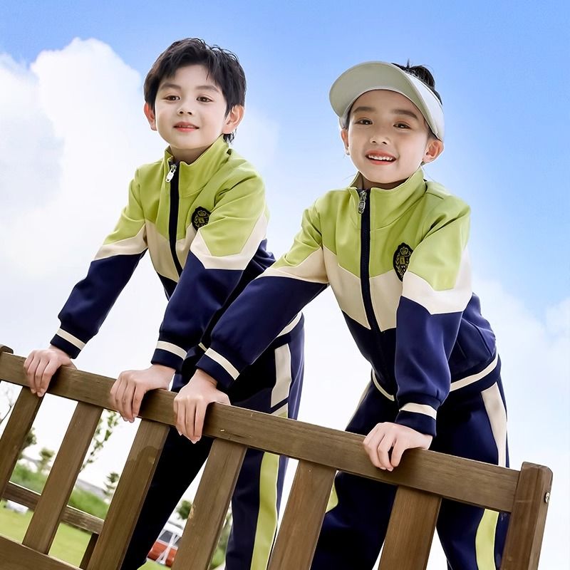 幼儿园园服季秋季运动儿童三件套班服一年级小学生校服套装春秋装