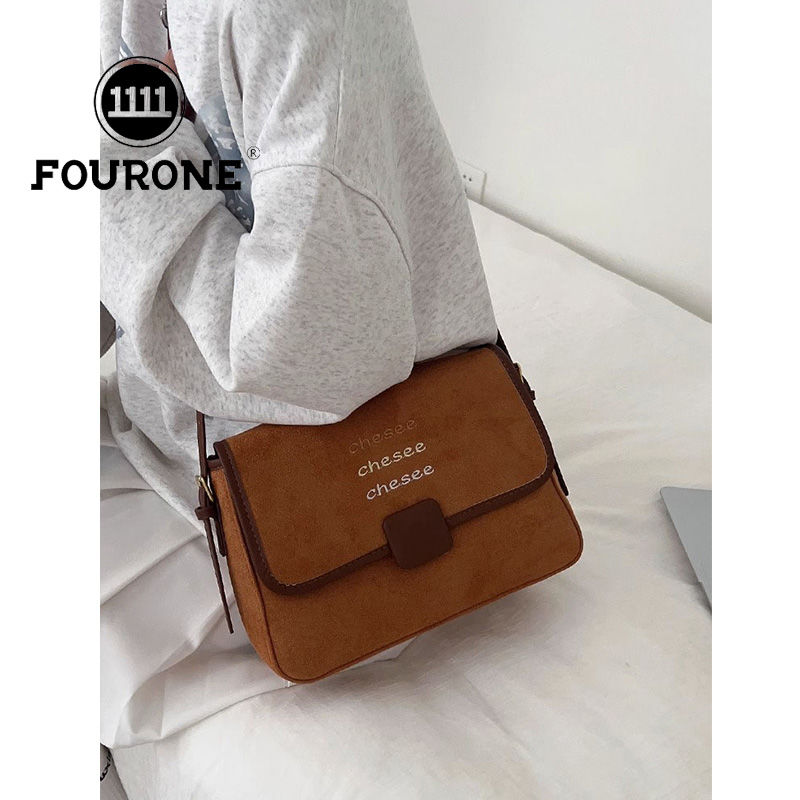 Niche texture armpit bag women's new trendy shoulder crossbody bag high-end retro fashion small square bag