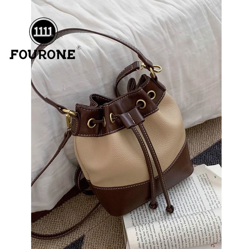 This year's popular handbag women's new trendy shoulder crossbody bag casual retro versatile bucket bag