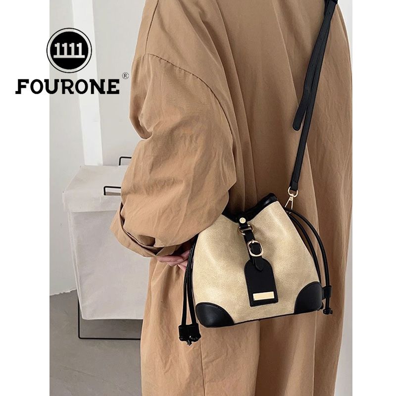 Versatile ins bucket bag women's new trendy and high-end Internet celebrity popular casual shoulder crossbody bag