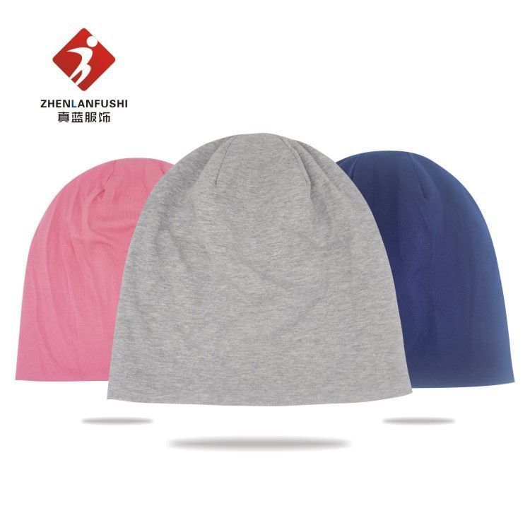 户外套头帽纯棉双层透气包头帽子保暖睡帽时尚百搭头巾封顶堆堆帽