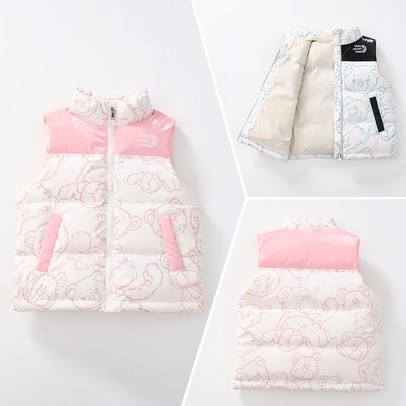 Minichoc High-End-Daunen für Kinder, No Wash 2024 Neue Herbst-Winter-Glanzweste für Jungen, Kinder und Mädchen_voghion.com