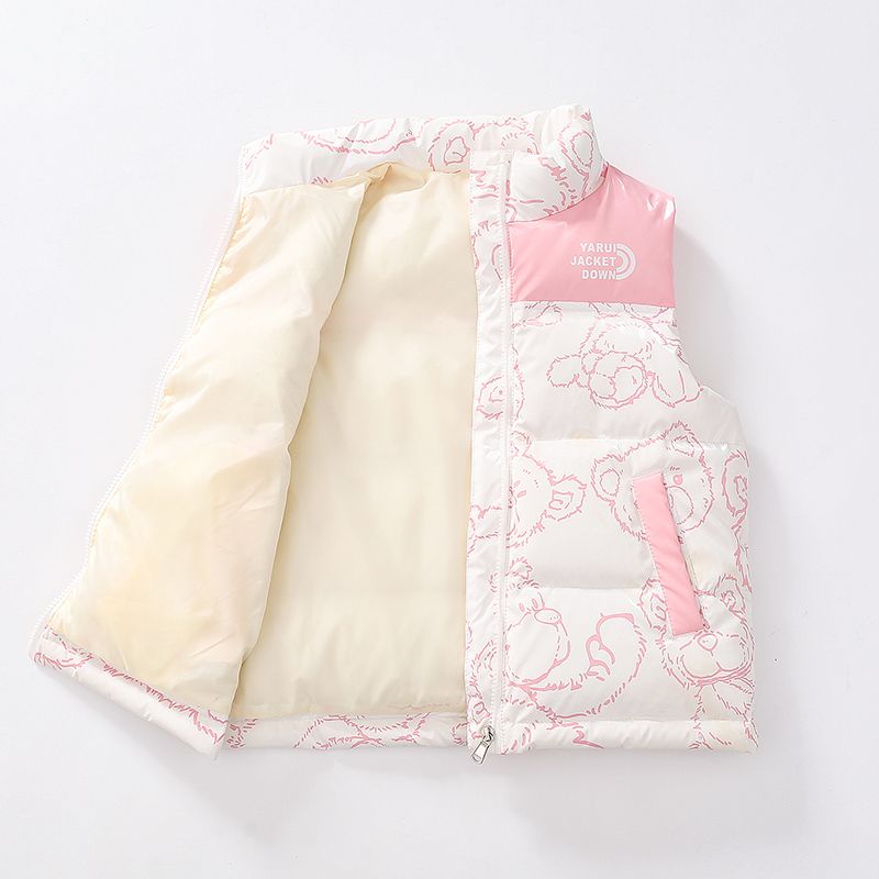 Minichoc High-End-Daunen für Kinder, No Wash 2024 Neue Herbst-Winter-Glanzweste für Jungen, Kinder und Mädchen_voghion.com