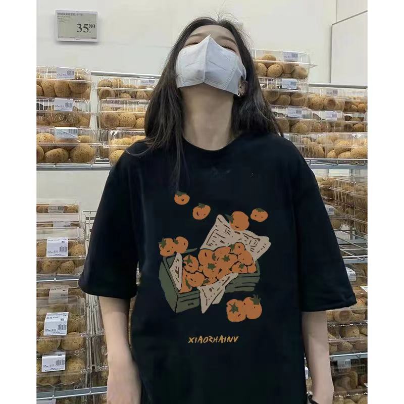 夏季港風純棉情侶裝T恤女小眾短袖t恤寬鬆BF原宿風ins半袖上衣潮